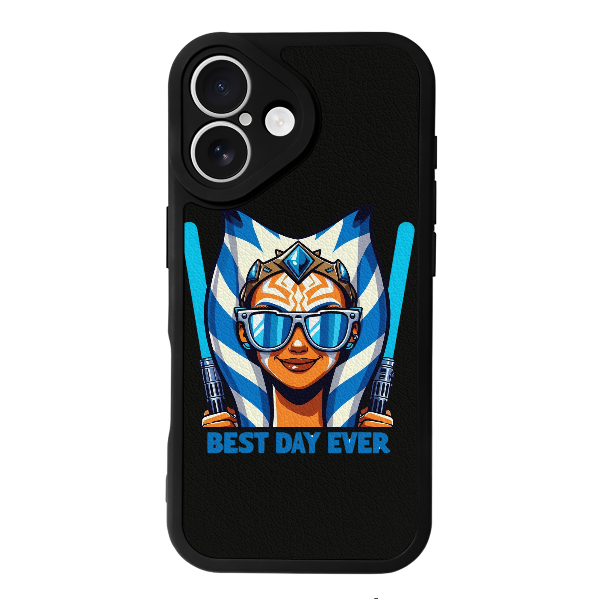 （画像用） スター・ウォーズ Star Wars 【iPhone 16シリーズ対応】シリコンスマホケース（レザー調） 材質：シリコン